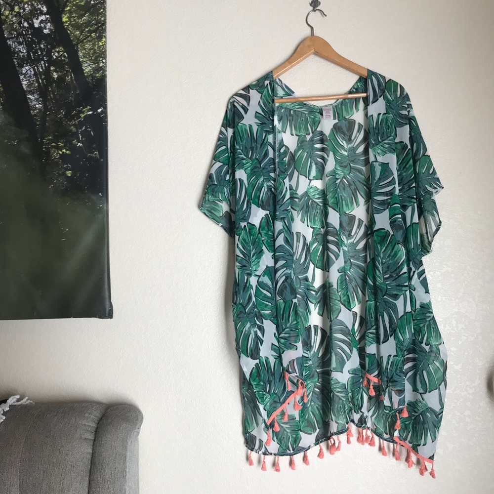 Banana Leaf Kimono 🌸 FESTIVAL READY ✔️